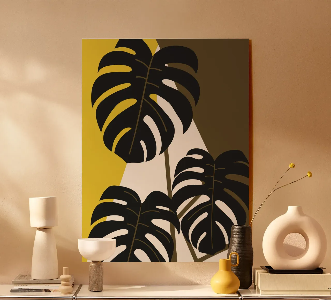 Pianta Monstera plexiglass da LOOK DIFFERENT