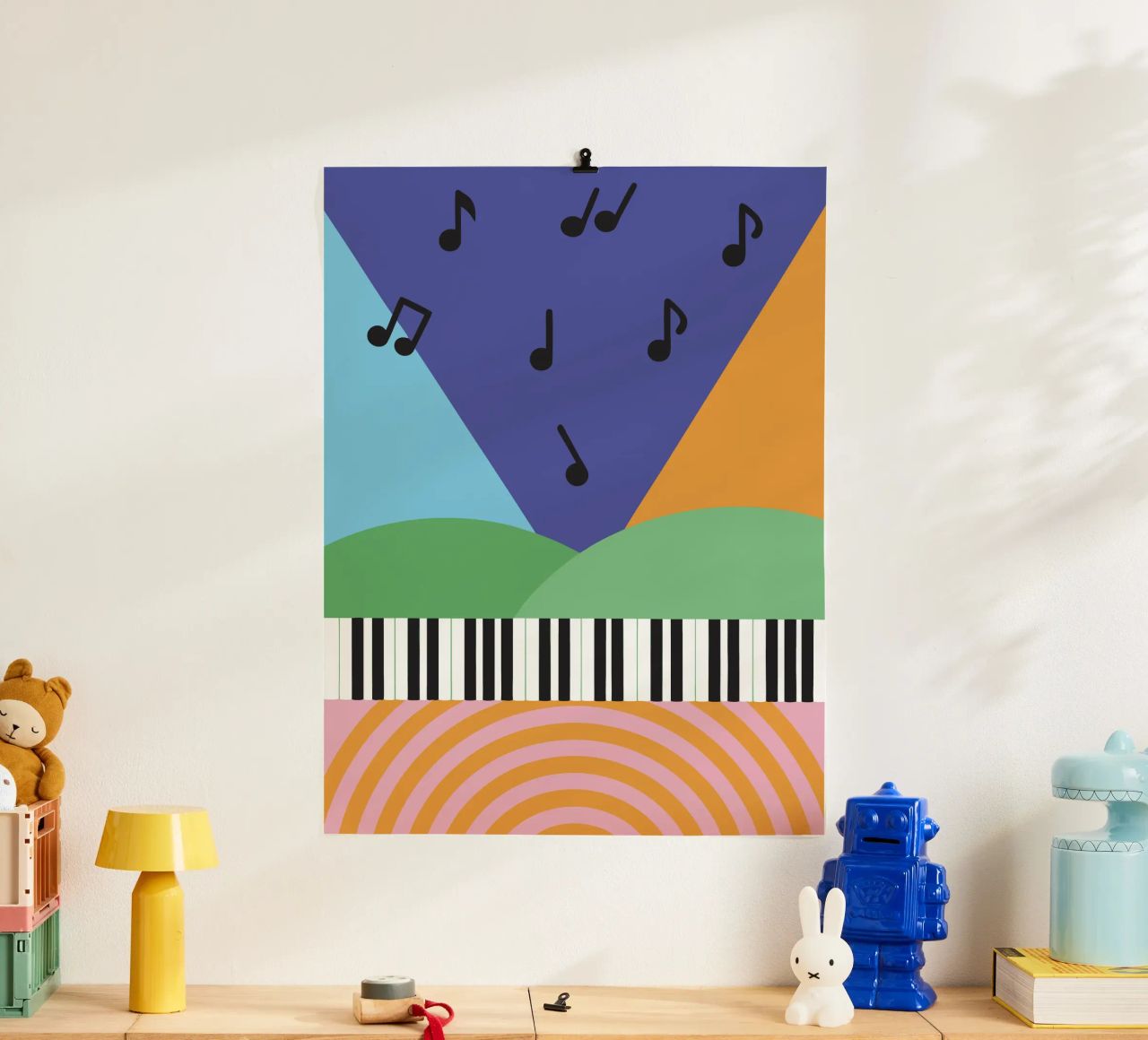 Klaviermusik Poster von LOOK DIFFERENT