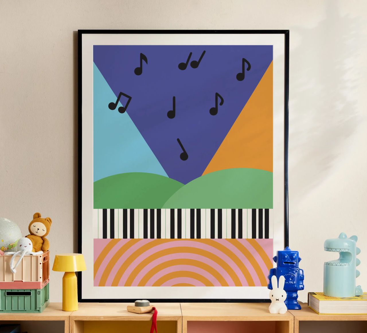 Klaviermusik Poster von LOOK DIFFERENT