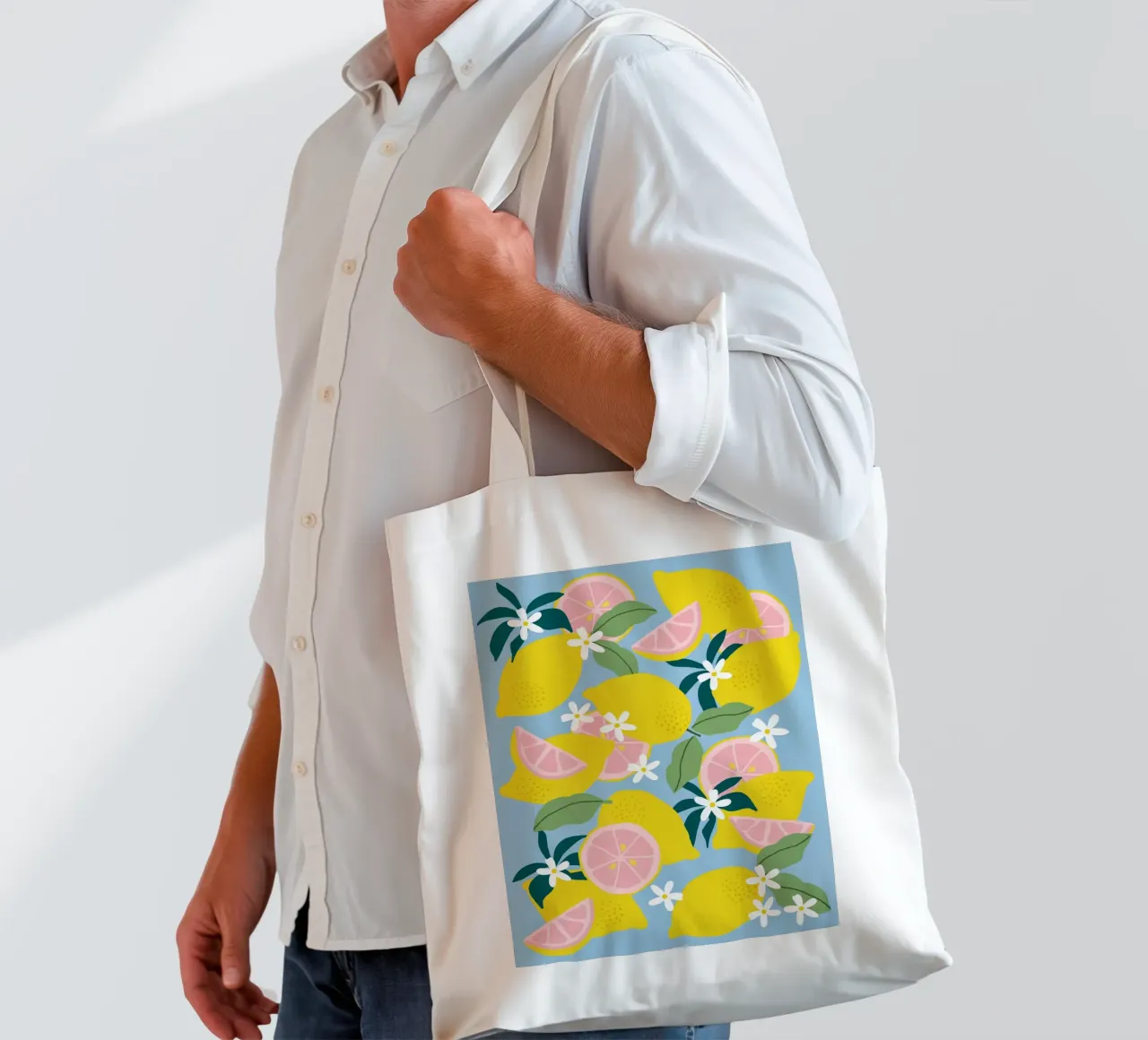Pink Lemonade tote bag by Gale Switzer