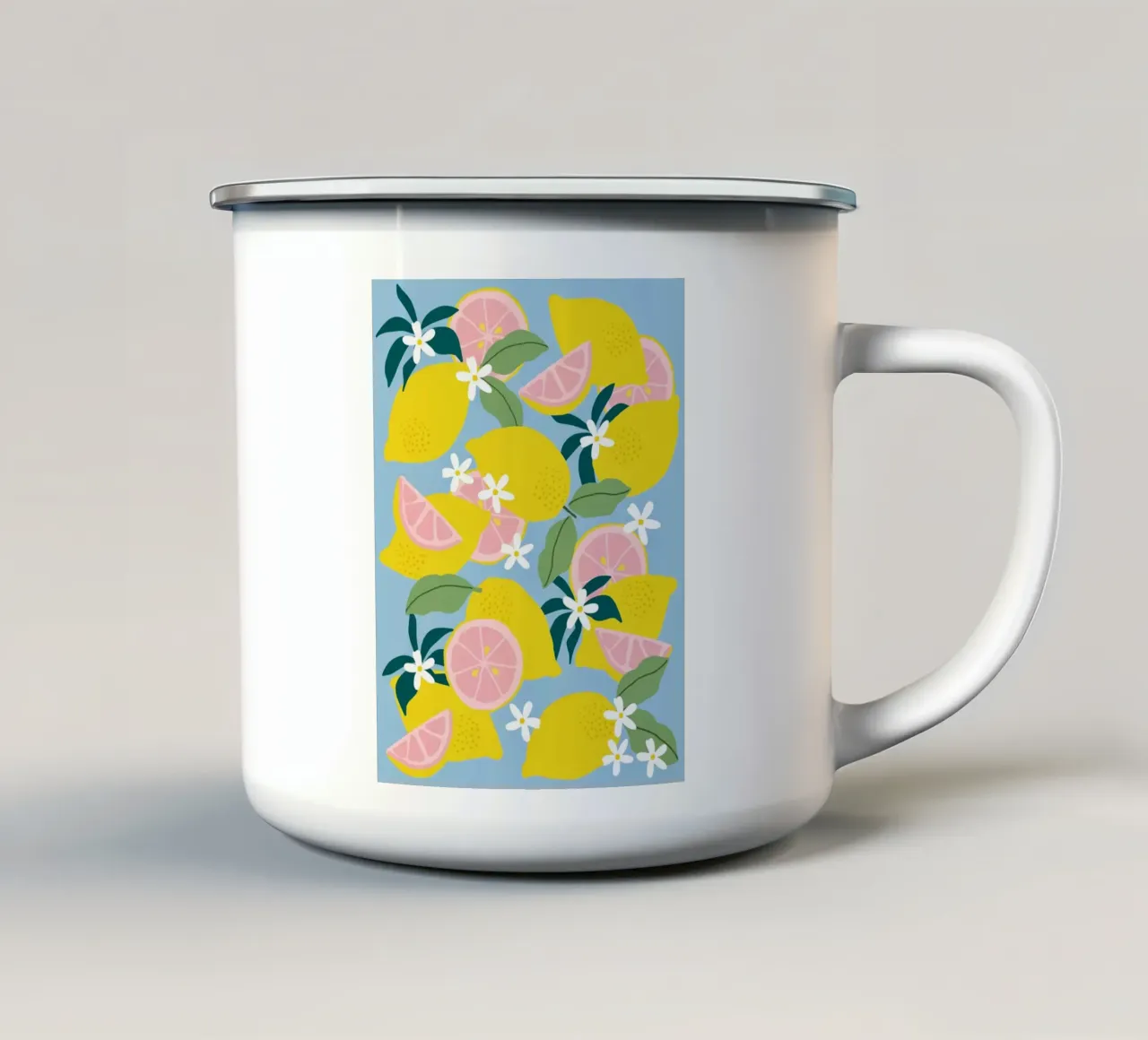 Pink Lemonade tazza in smalto da Gale Switzer