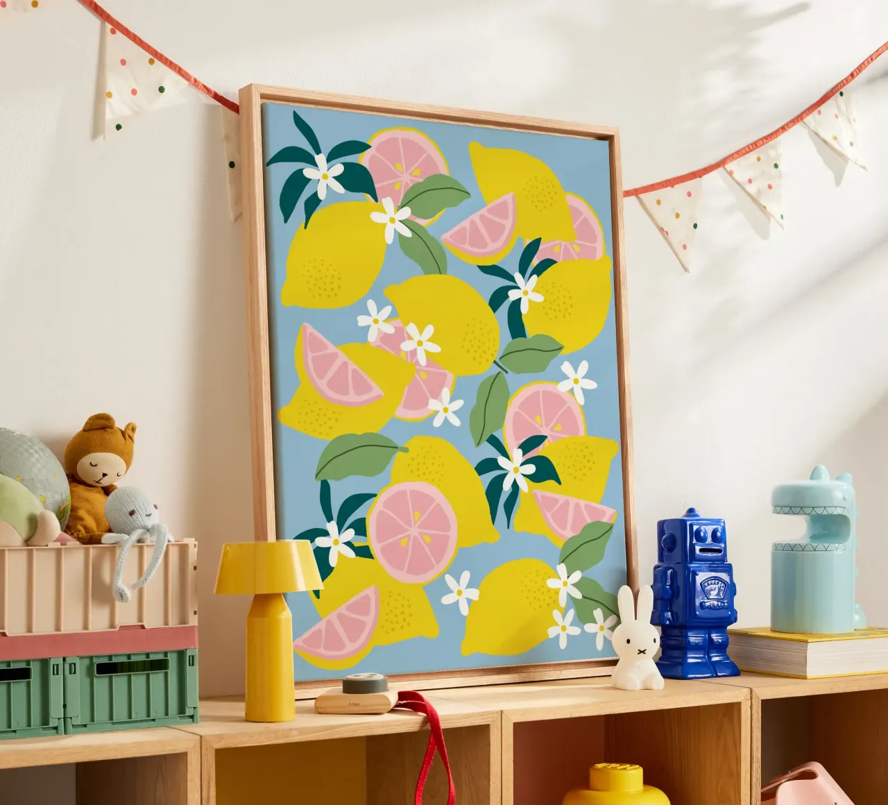 Pink Lemonade canvas with Floater frame by Gale Switzer