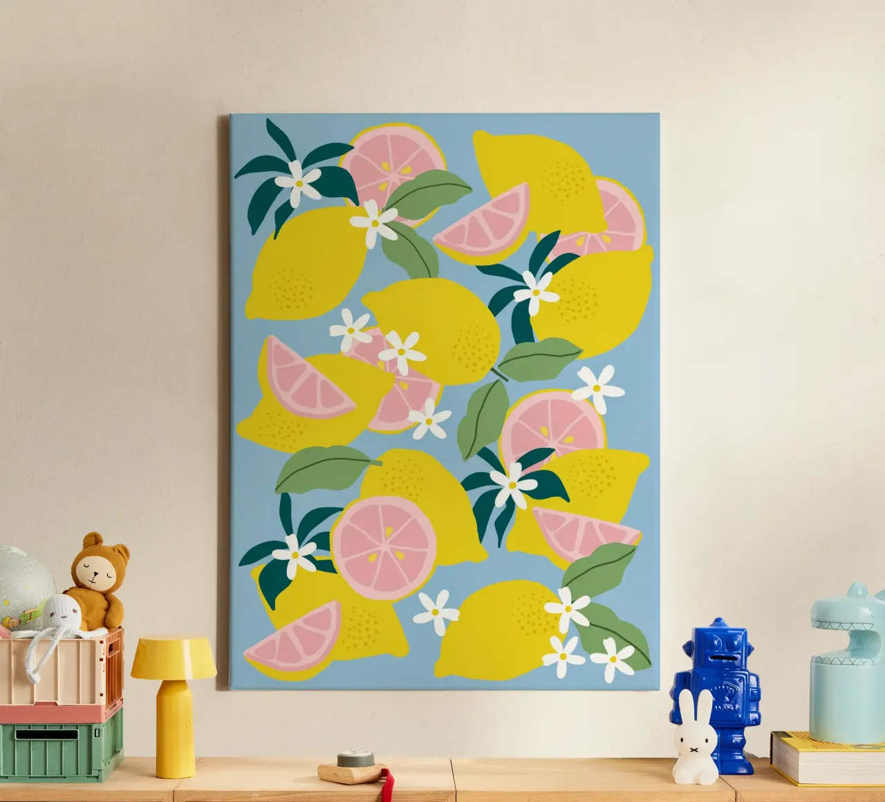 Pink Lemonade canvas with Floater frame by Gale Switzer