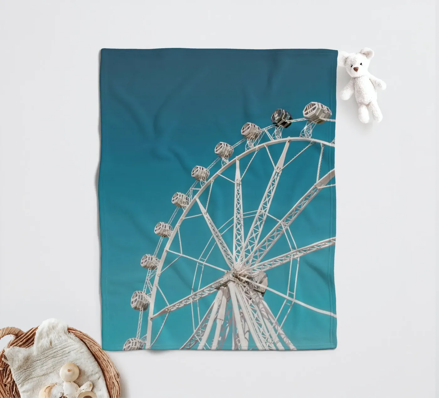 Ferris Wheel Fleecedecke von EyeEm Mobile GmbH