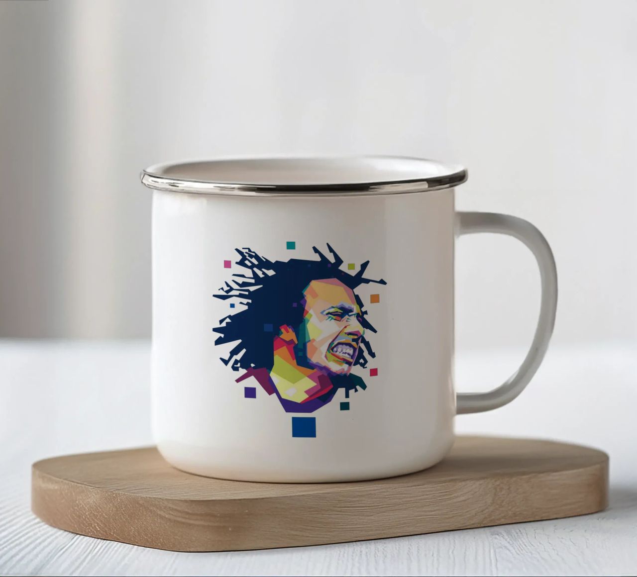 ZDLR tazza in smalto da Alkahfsmart