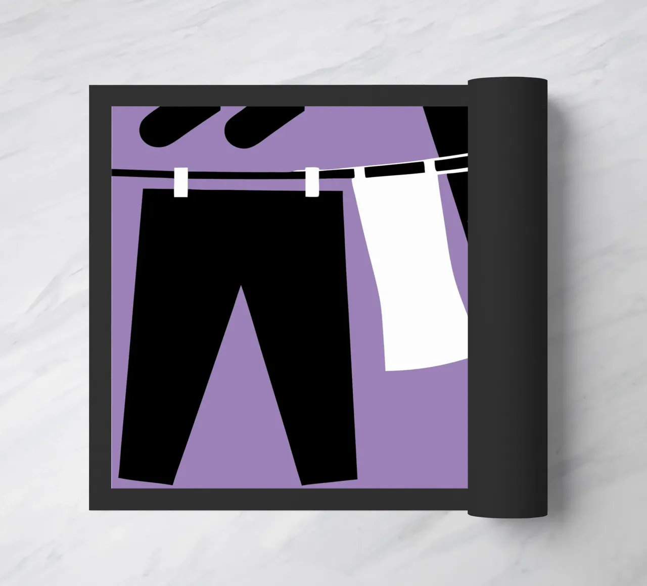 Asciugatura dei vestiti zerbino da LOOK DIFFERENT