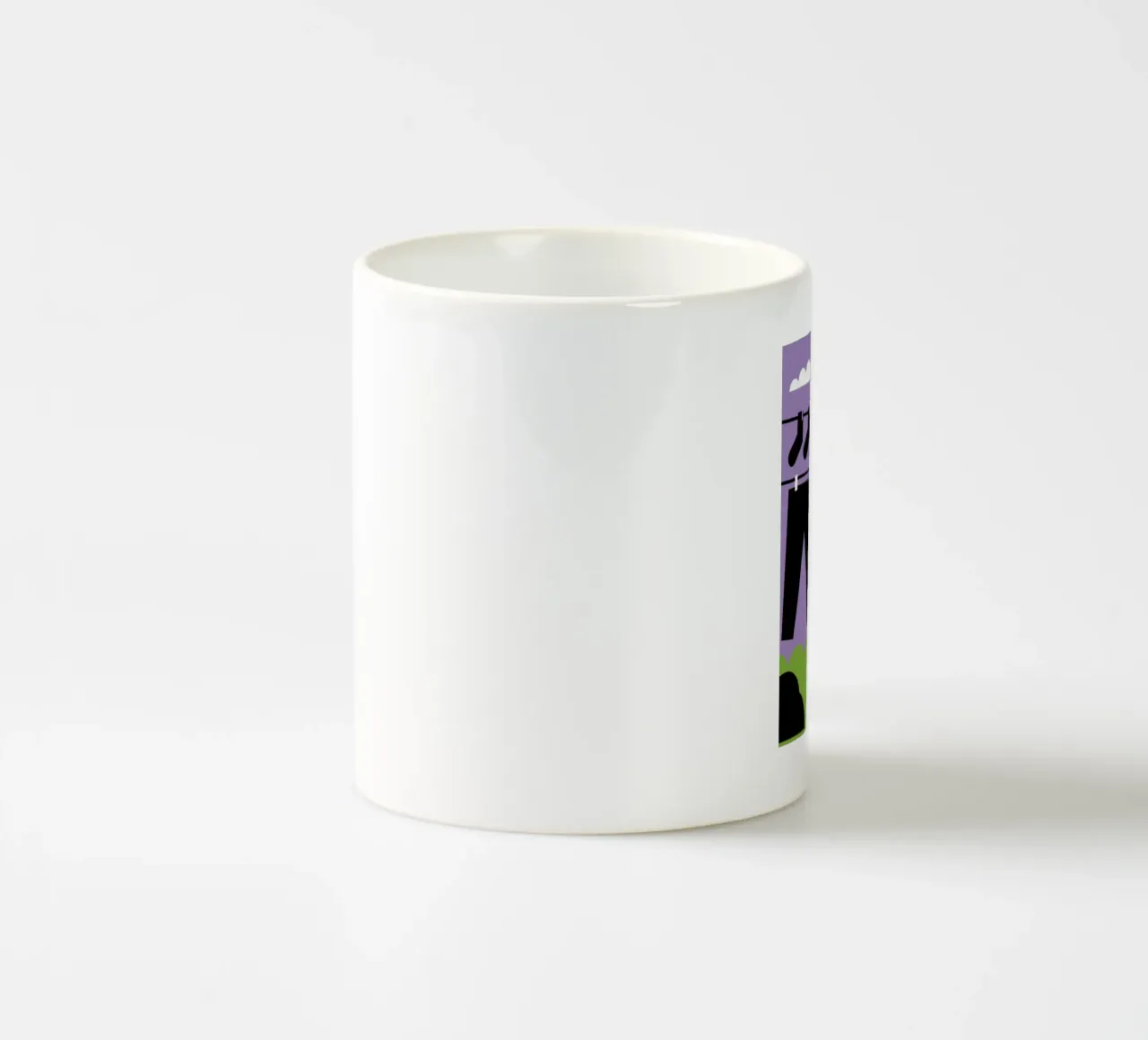 Drying Clothes ceramic mug by LOOK DIFFERENT