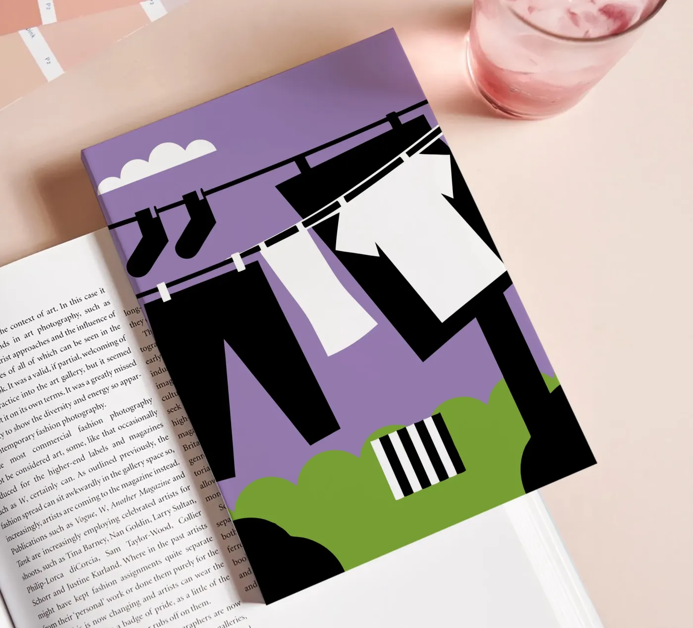 Drying Clothes notebook by LOOK DIFFERENT