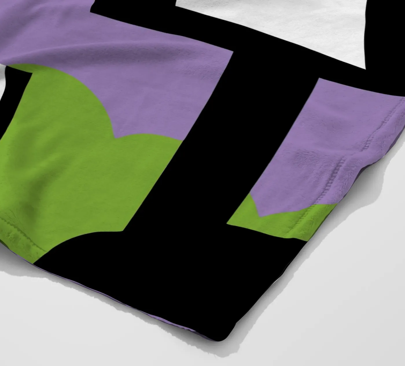 Drying Clothes fleece blanket by LOOK DIFFERENT