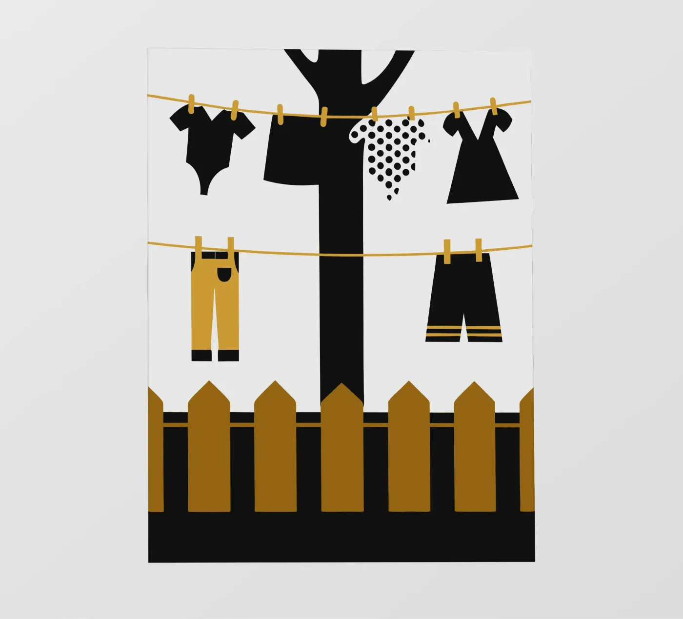 Clothesline pellicola backlit da LOOK DIFFERENT