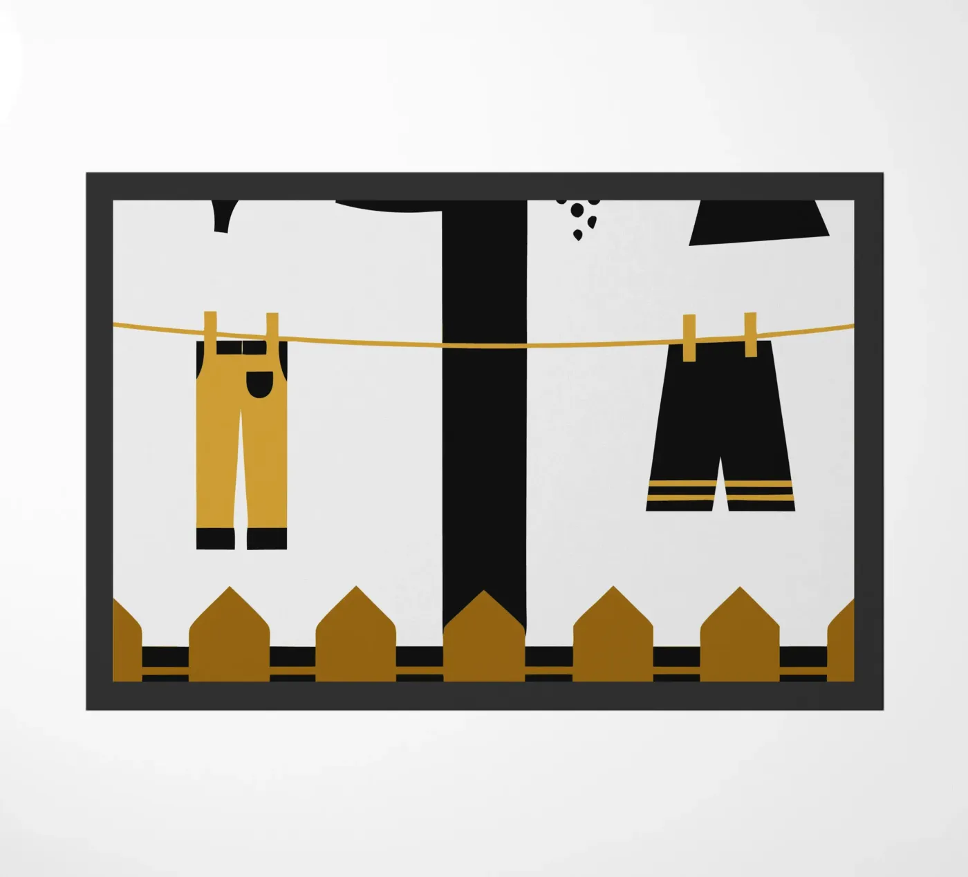 Clothesline Fußmatte von LOOK DIFFERENT