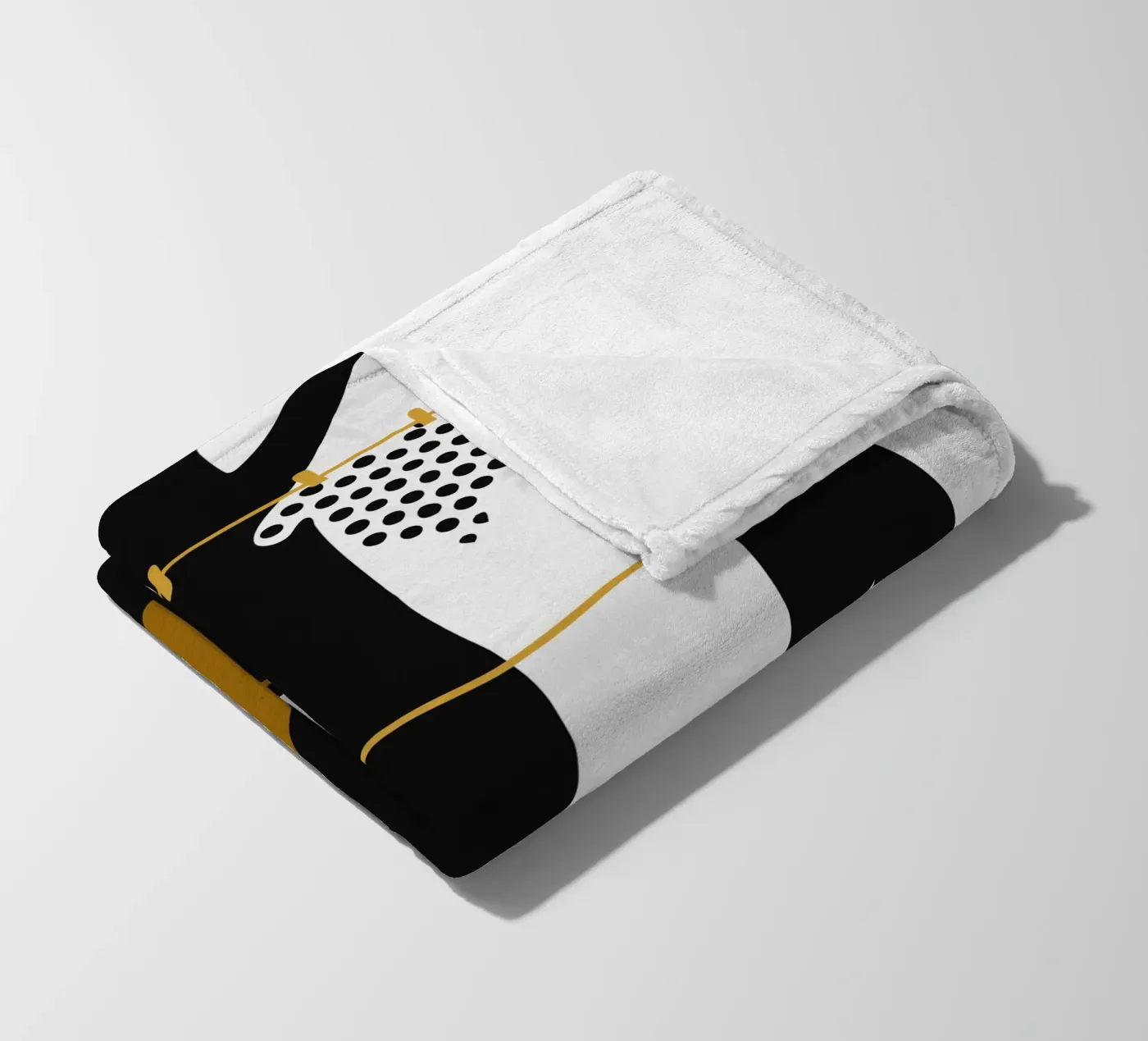 Clothesline fleece blanket by LOOK DIFFERENT