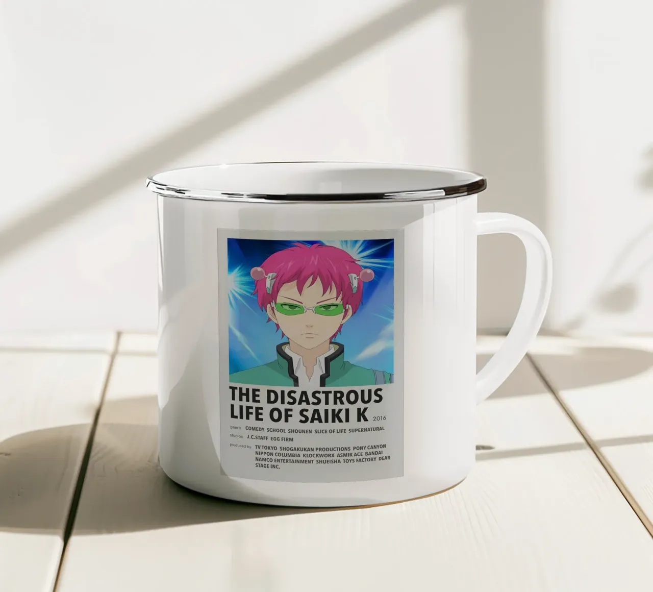 THE DISASTROUS LIFE OF SAIKI K  2016 tazza in smalto da Totoya