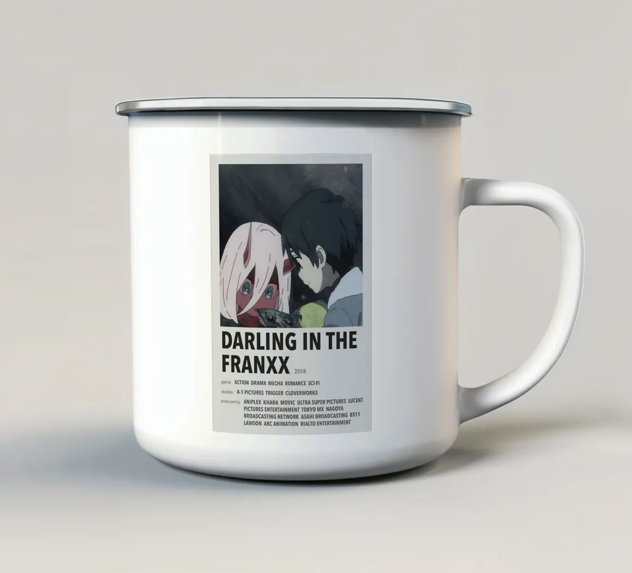DARLING IN THE FRANXX 2018 tazza in smalto da Totoya