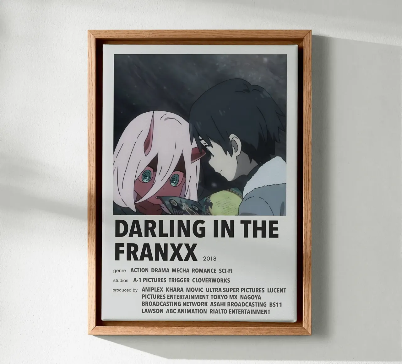 DARLING IN THE FRANXX 2018 tela con Cornice a cassetta da Totoya