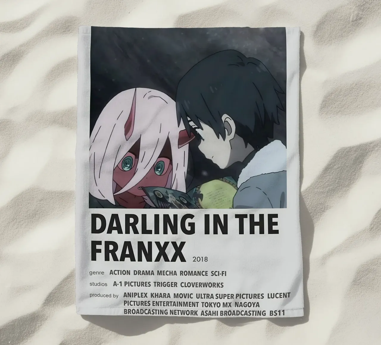 DARLING IN THE FRANXX 2018 telo mare da Totoya