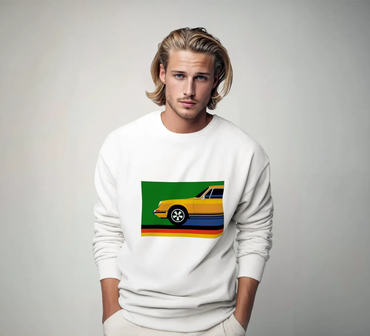 Porsche Front felpa da Bo Lundberg