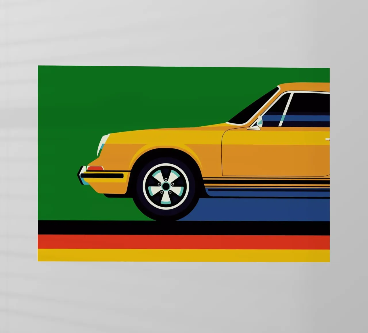 Porsche Front pellicola backlit da Bo Lundberg