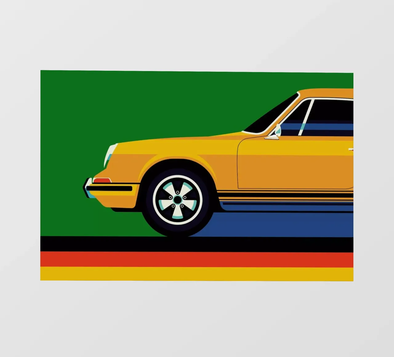 Porsche Front telo in pvc da Bo Lundberg