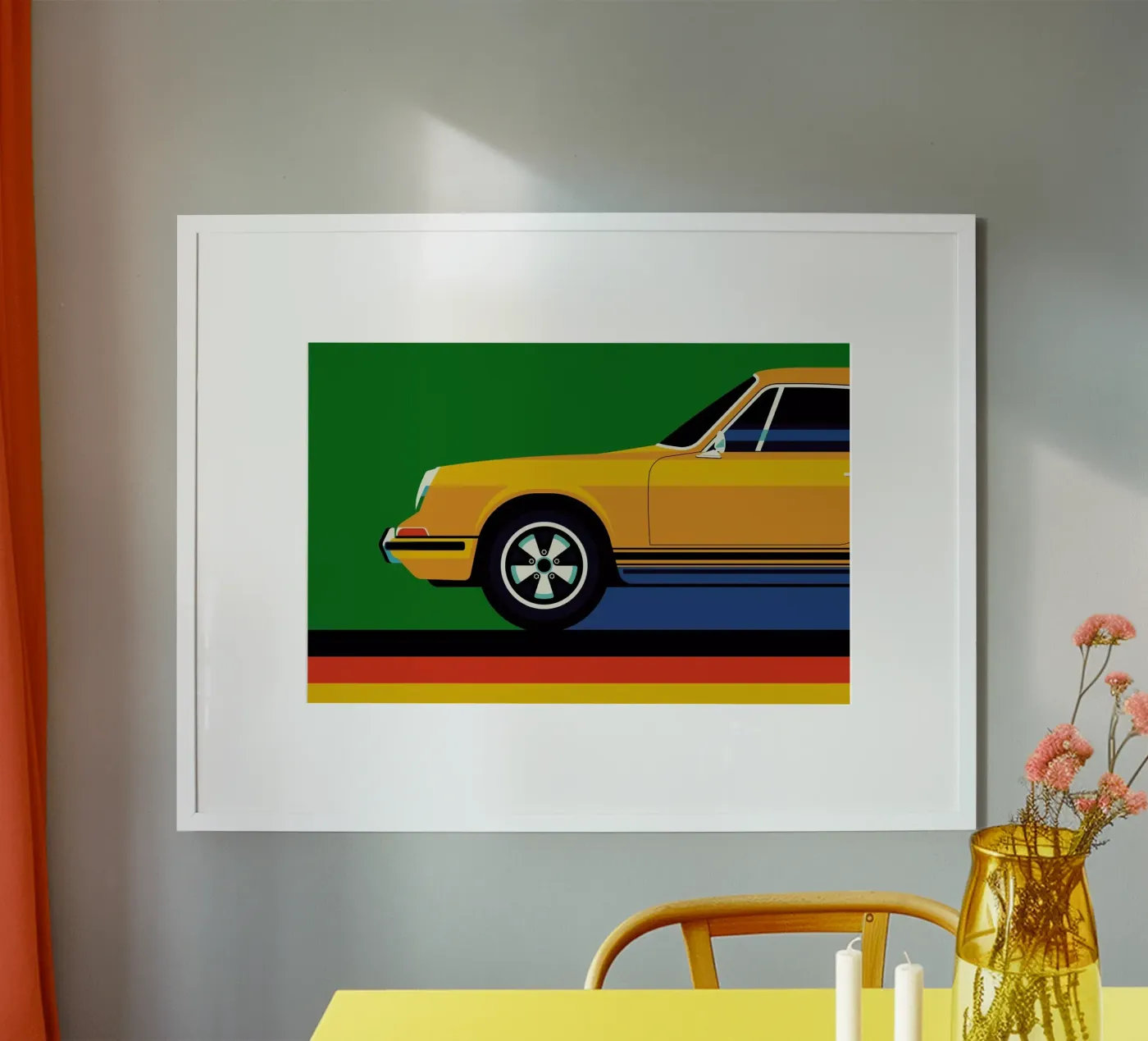Porsche Front poster da Bo Lundberg