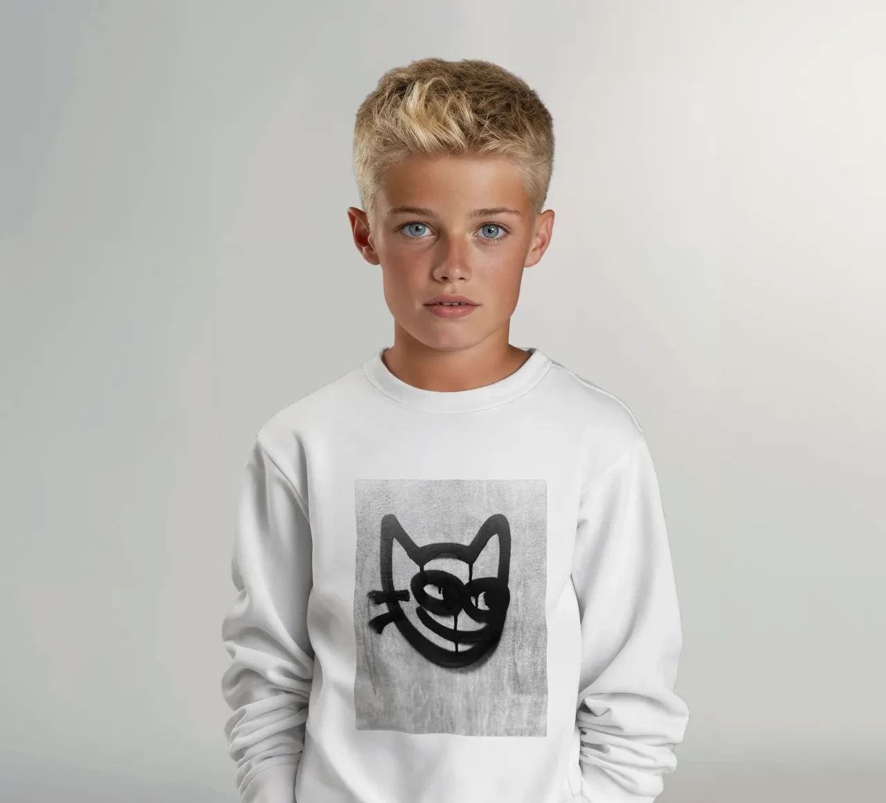 Catman John felpa bambino da ChiasMata CozMos