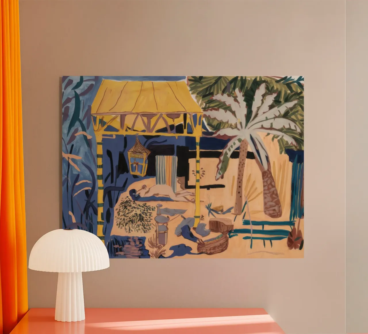 Ritiro nell'oasi tropicale plexiglass da Beach Palette