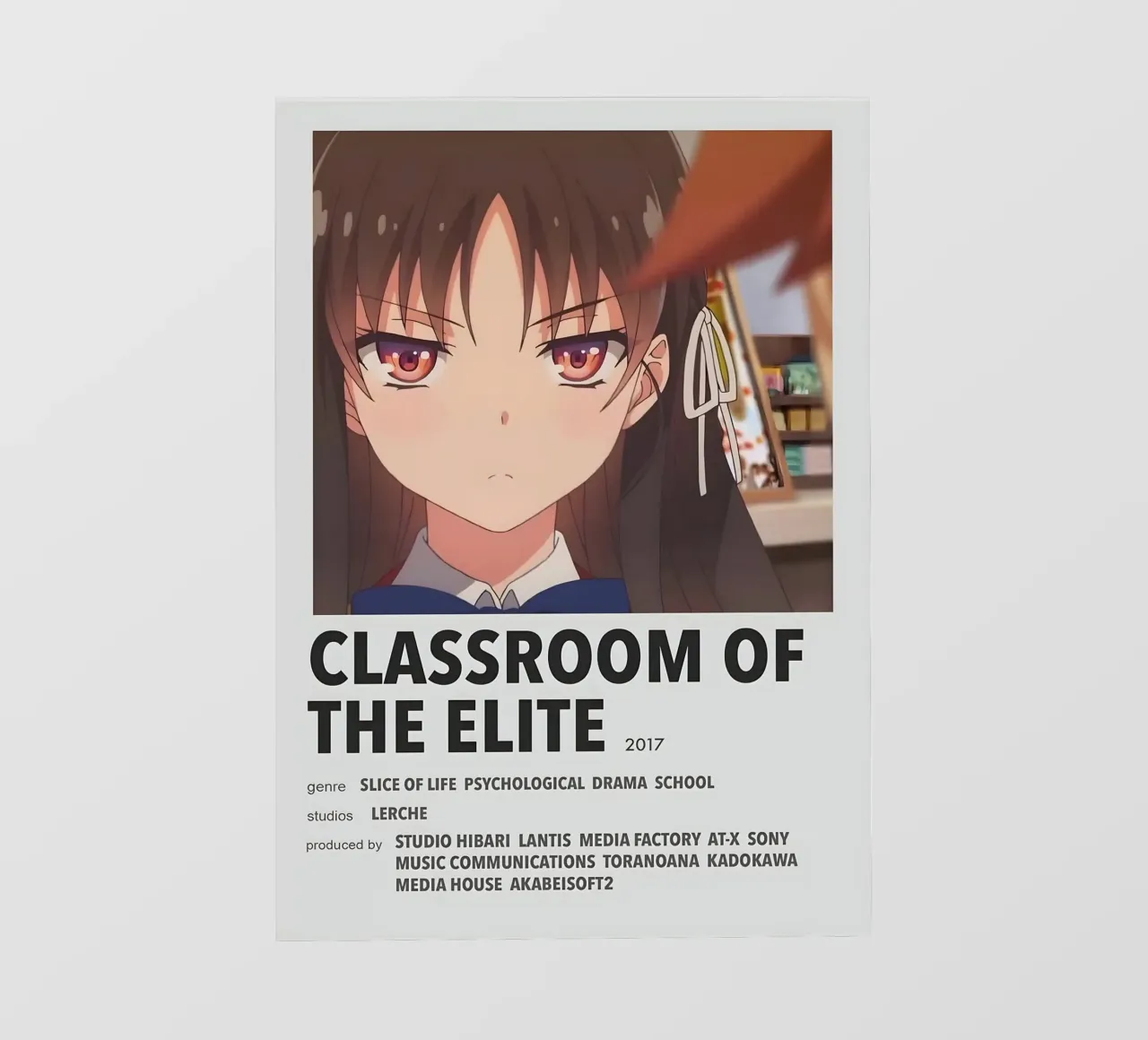 CLASSROOM OF THE ELITE  2017 telo in pvc da Totoya