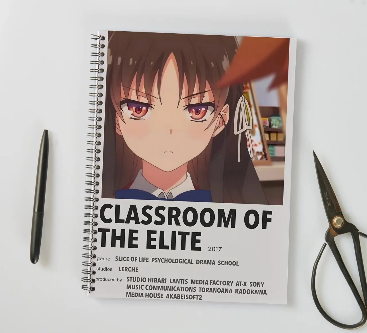 CLASSROOM OF THE ELITE  2017 spiral notebook by Totoya