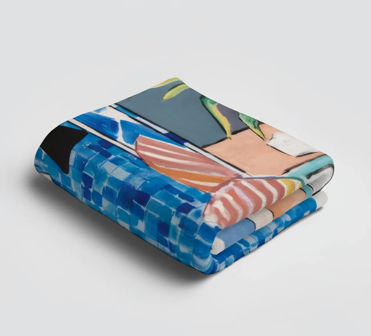 Tranquil Poolside Escape towel by Beach Palette