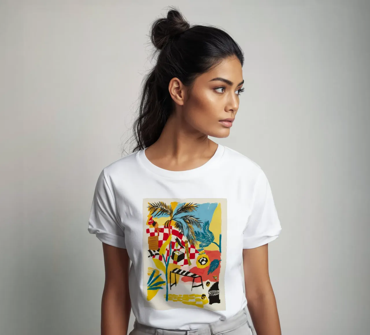 Avventura in spiaggia esotica t-shirt da Beach Palette