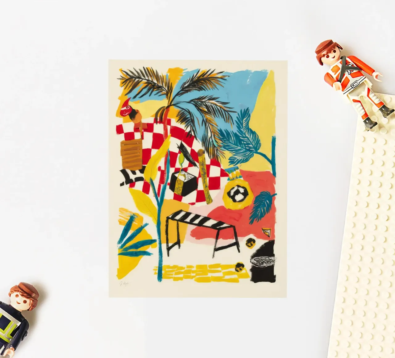 Exotisches Strandabenteuer Sticker von Beach Palette