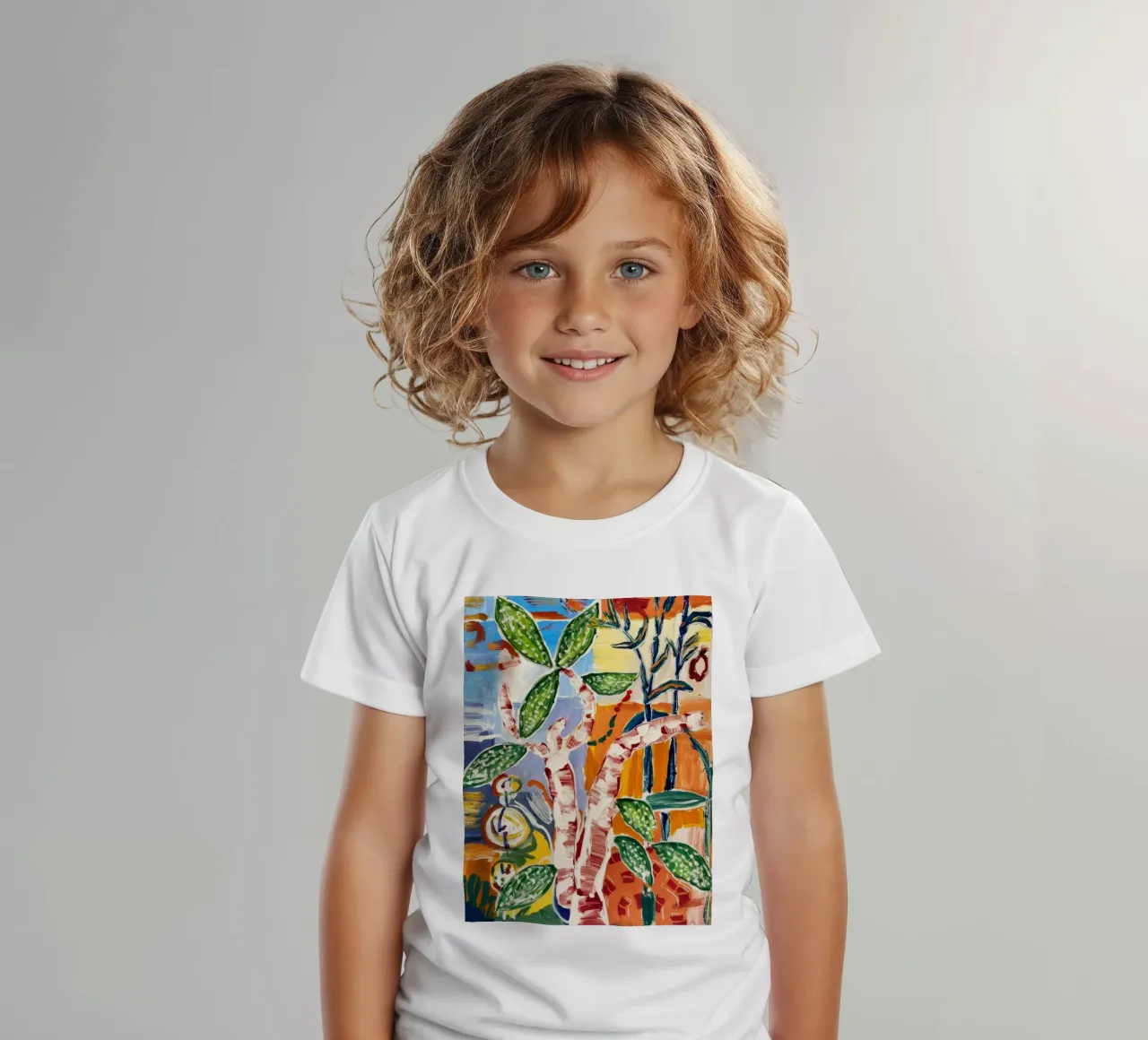 Lush Botanical Escape kids t-shirt by Beach Palette