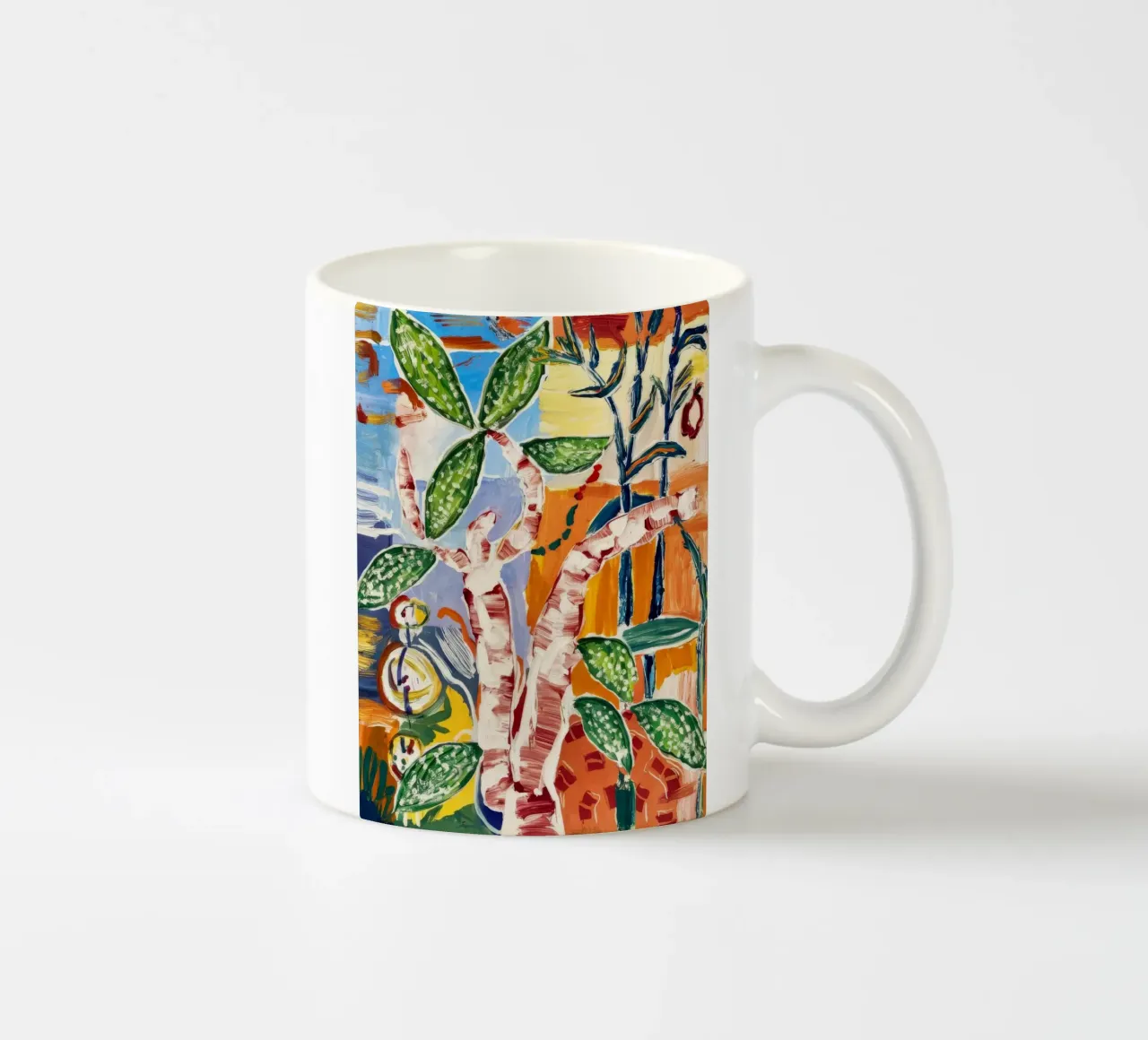 Fuga botanica lussureggiante tazza in ceramica da Beach Palette