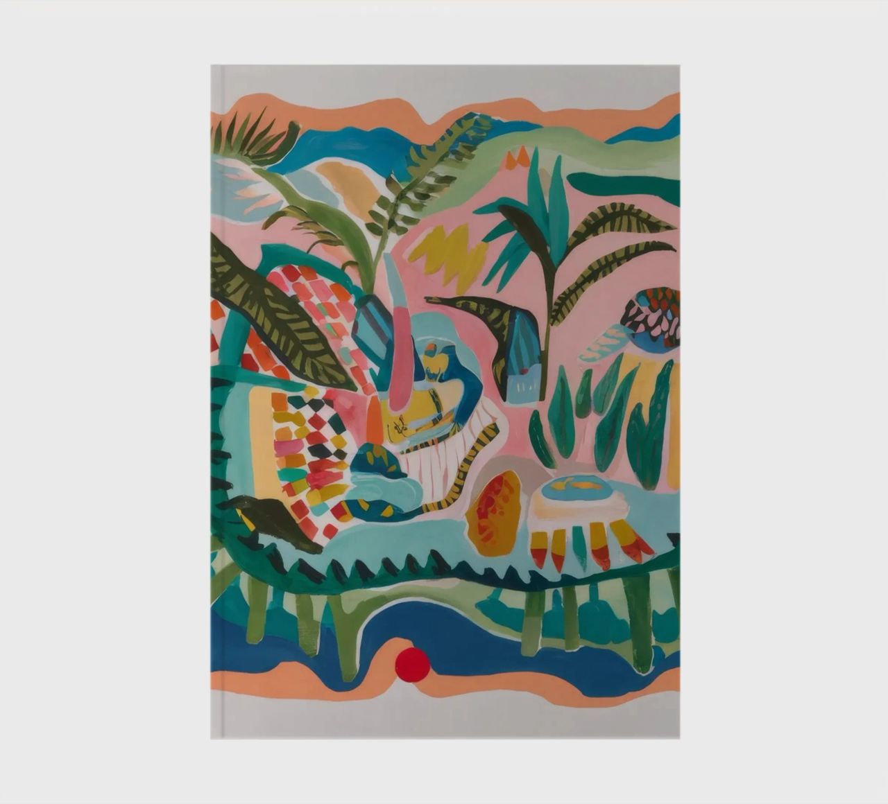 Retraite sur l'île enchantée carnet de notes de Beach Palette
