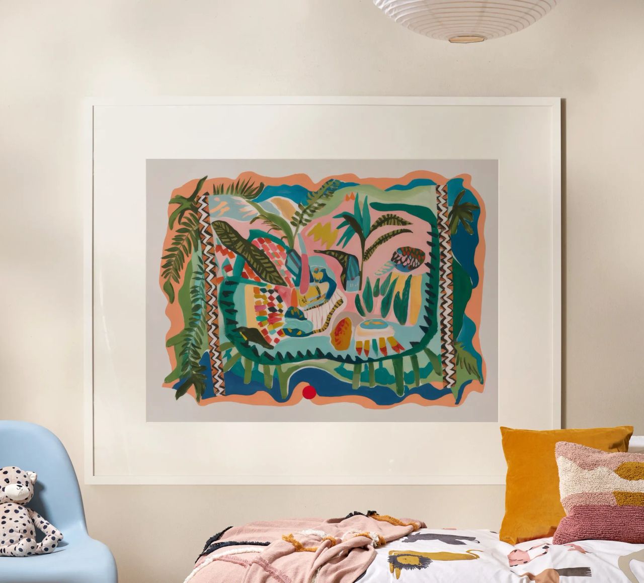 Retraite sur l'île enchantée poster de Beach Palette