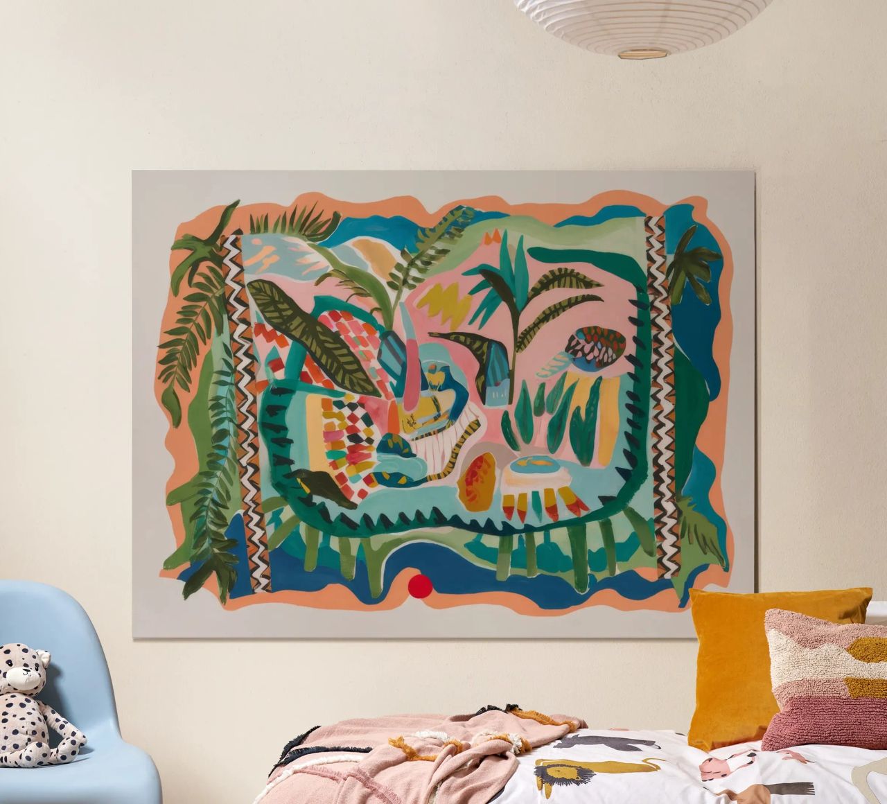 Retraite sur l'île enchantée poster de Beach Palette