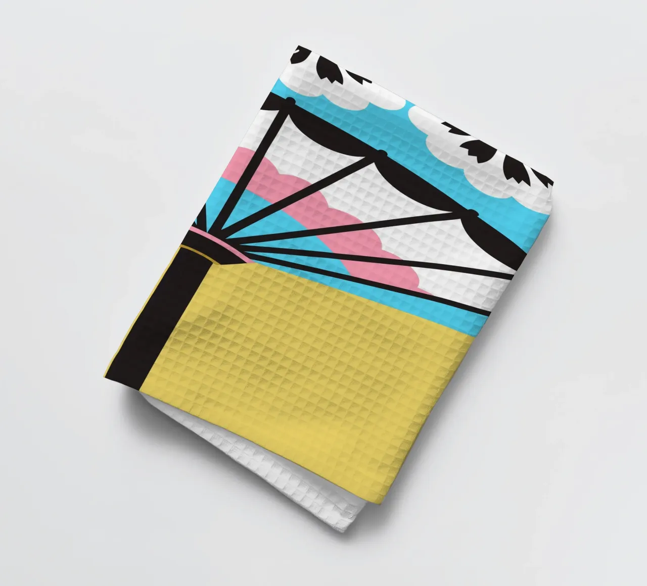 Umbrella tea towel by LOOK DIFFERENT