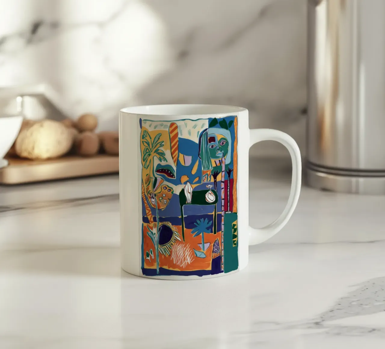 Paesaggio da sogno tropicale tazza in ceramica da Beach Palette