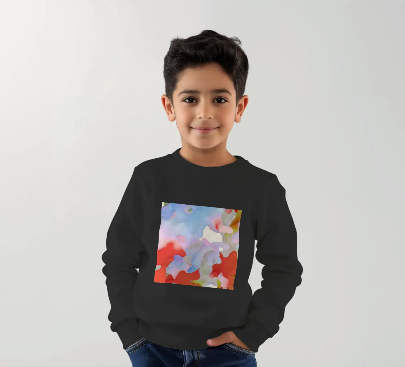 Boundless in Algorithm 12 kids sweatshirt by Julian Wolkenstein