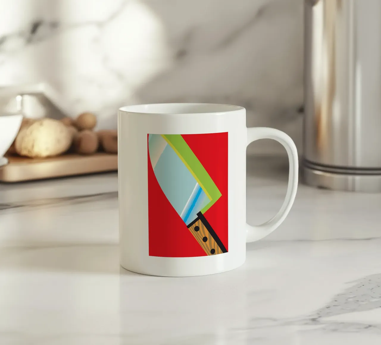 Coltello tazza in ceramica da LOOK DIFFERENT