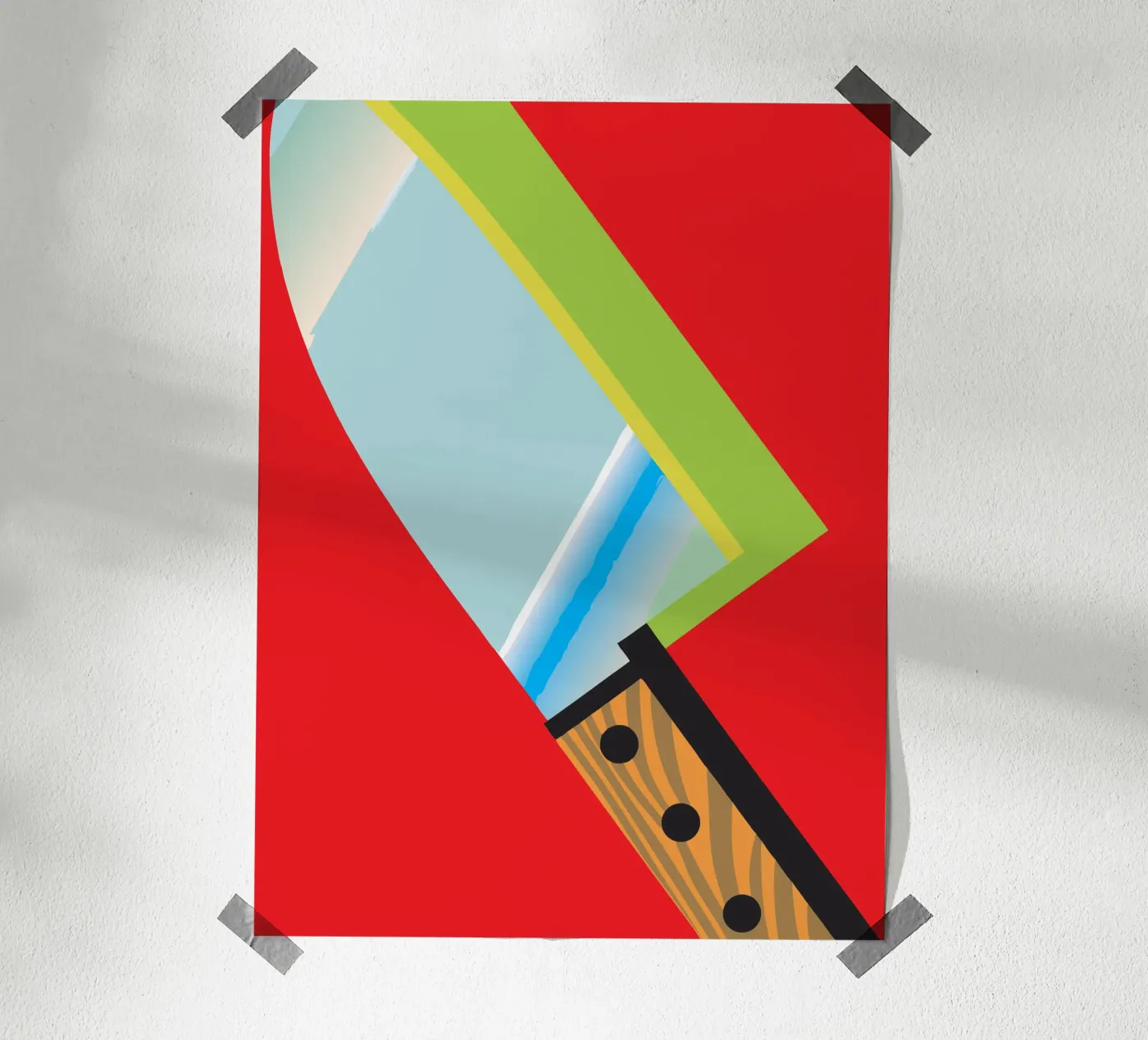 Knife poster by LOOK DIFFERENT