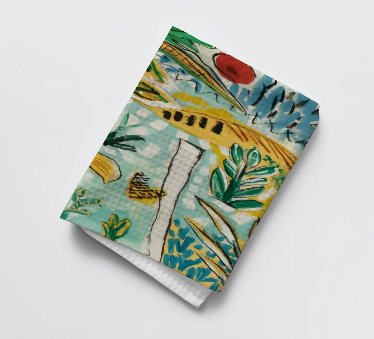 Exotic Nature Escape tea towel by Beach Palette