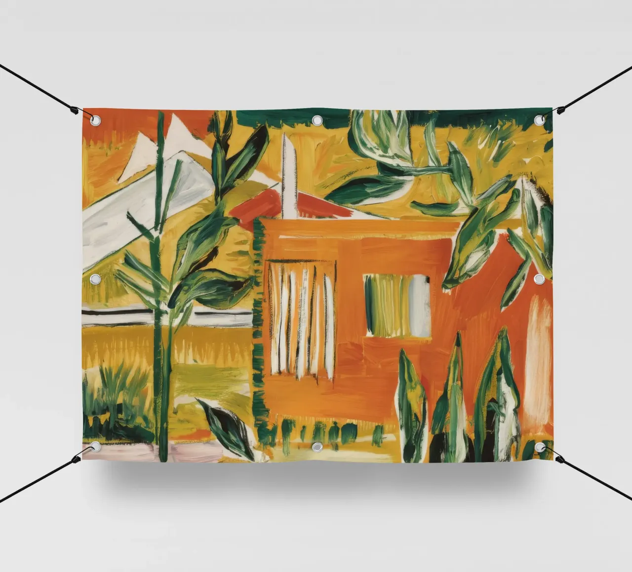 Ritiro in giardino sereno telo in pvc da Beach Palette