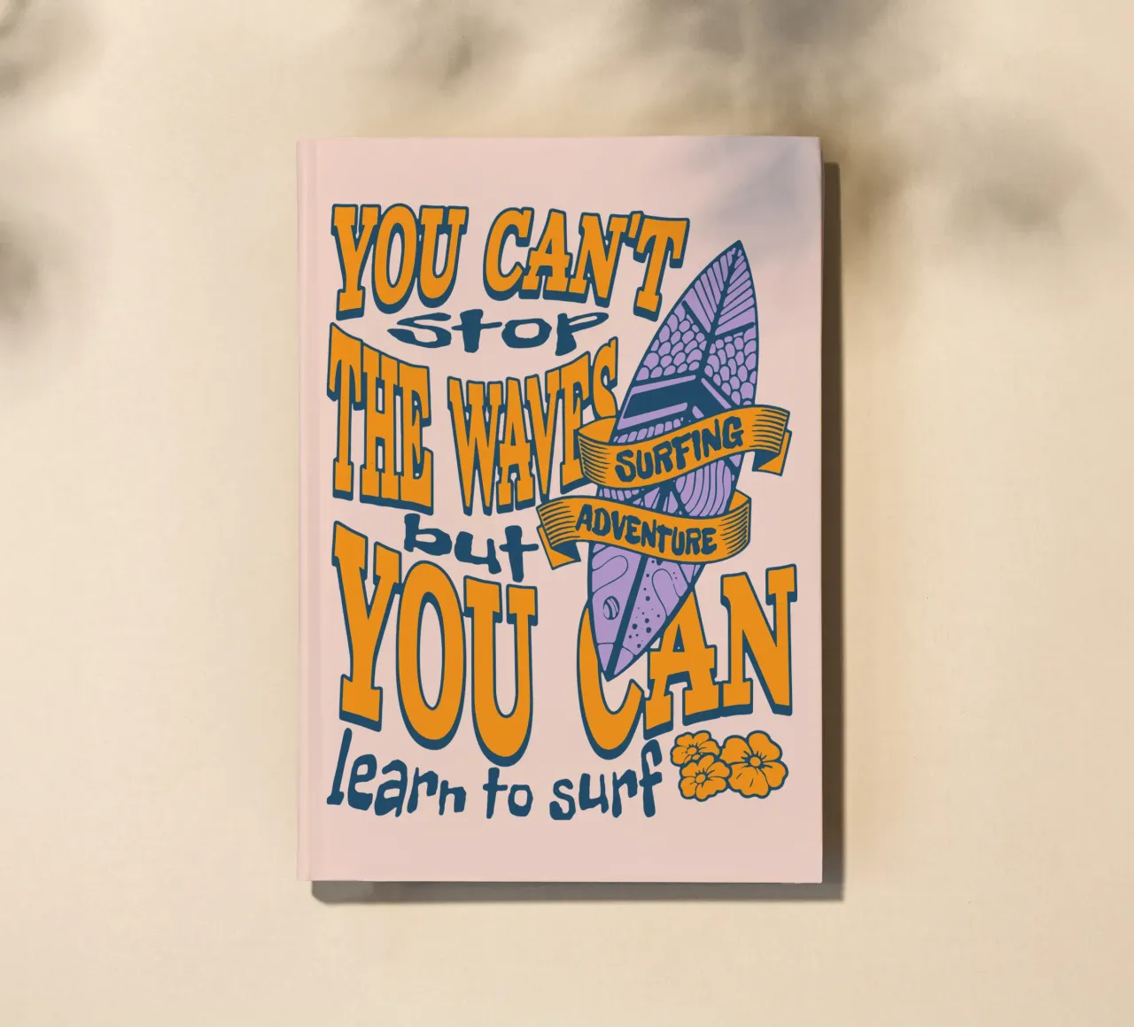 Citation d'une aventure de surf carnet de notes de Gunawan Rb