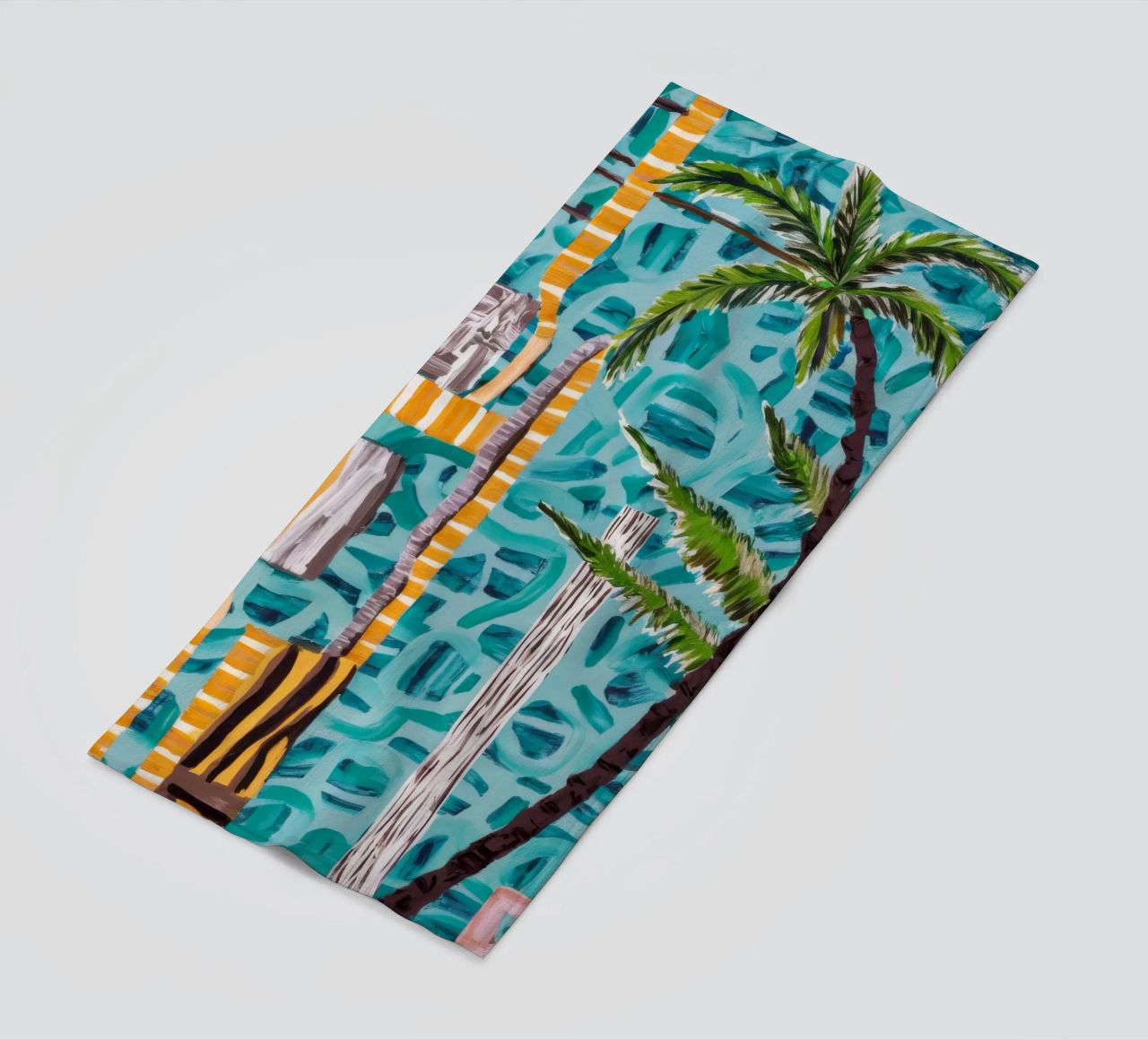 Paradiso tropicale a bordo piscina telo mare da Beach Palette