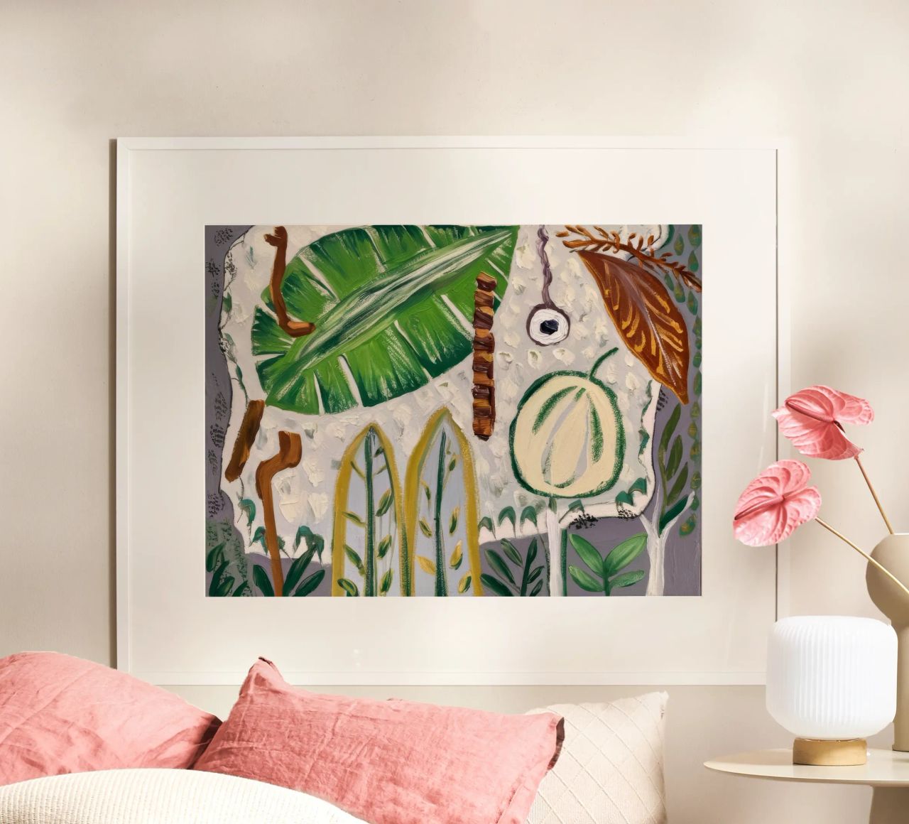 Fruitige Jungle Fluisteringen poster van Beach Palette