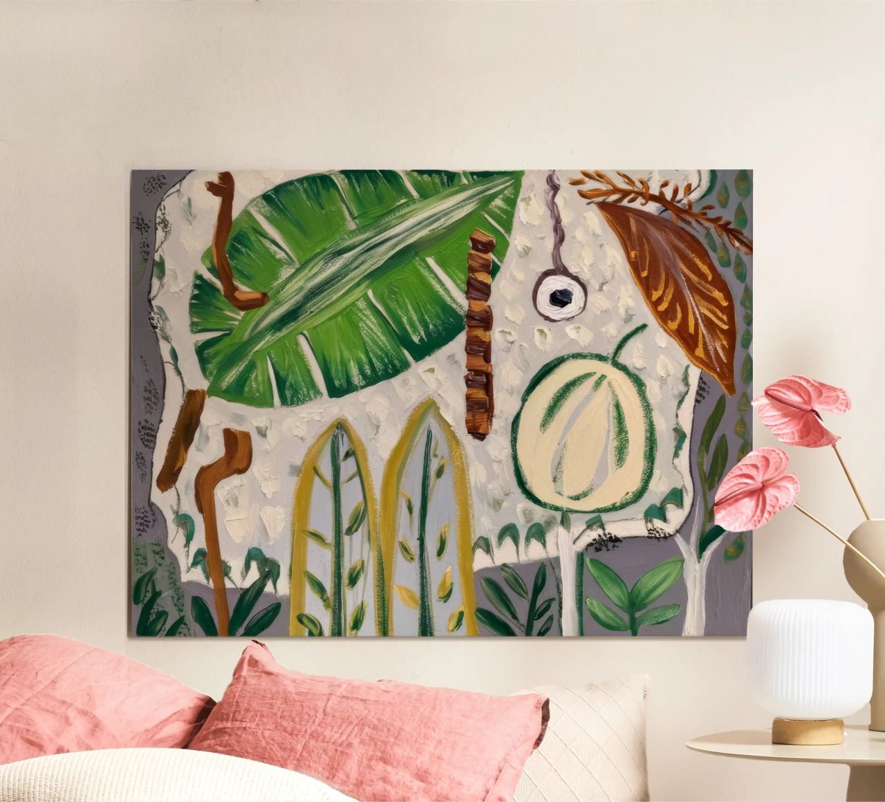 Fruitige Jungle Fluisteringen poster van Beach Palette