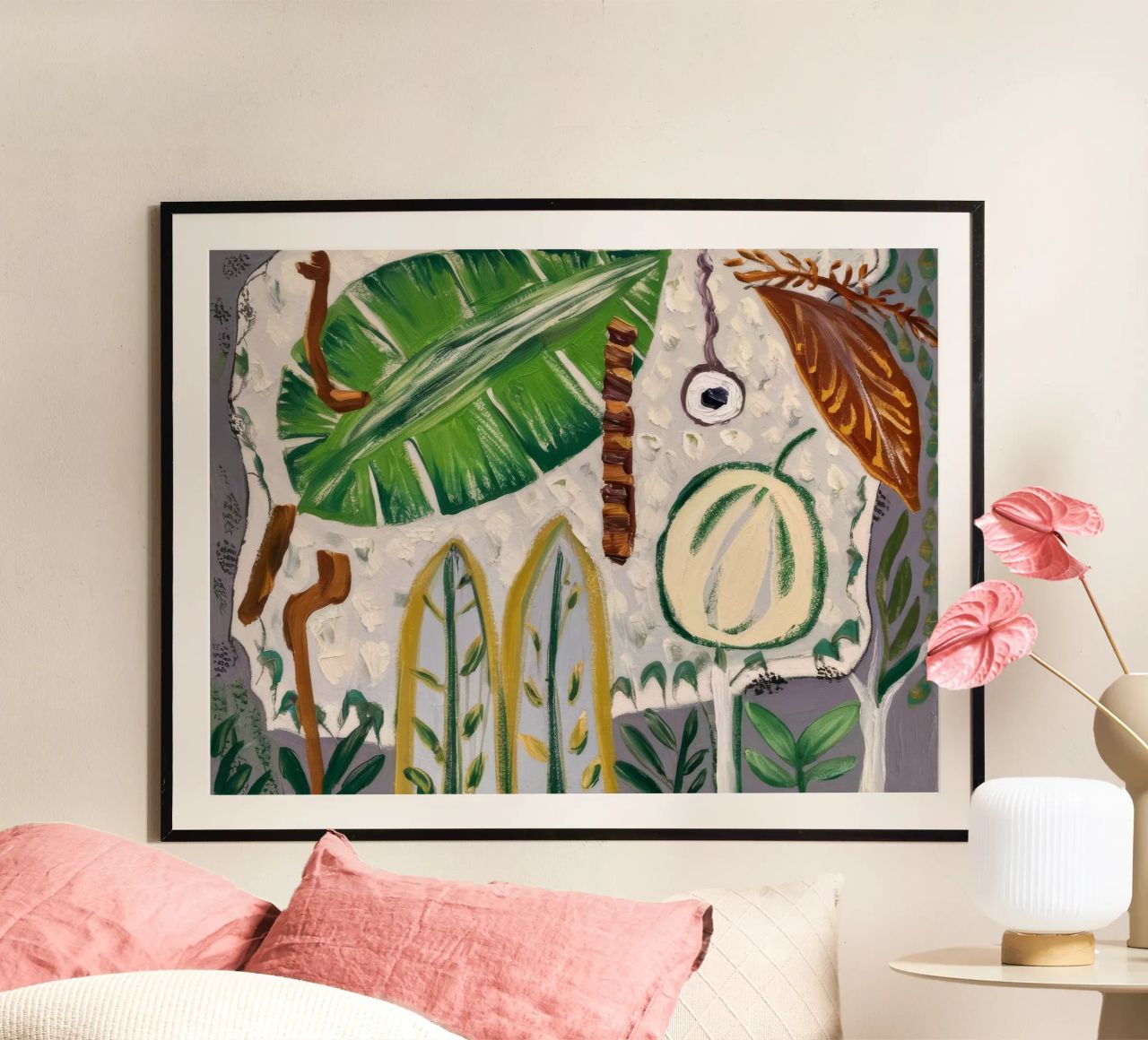 Fruitige Jungle Fluisteringen poster van Beach Palette