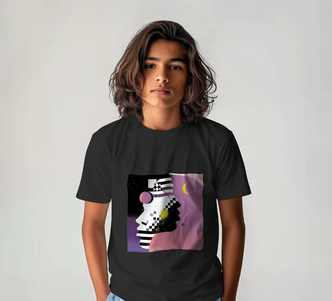 Moonchild t-shirt bambini da Birgit Palma