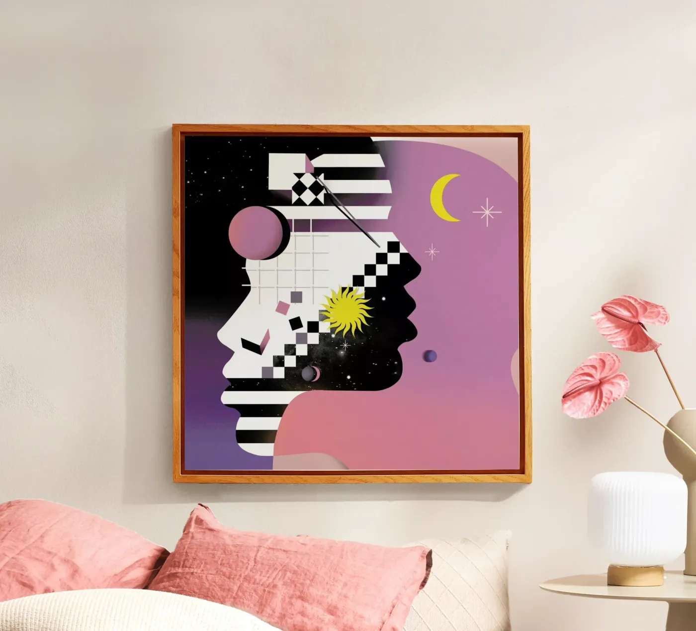 Moonchild Acryl-Glas von Birgit Palma